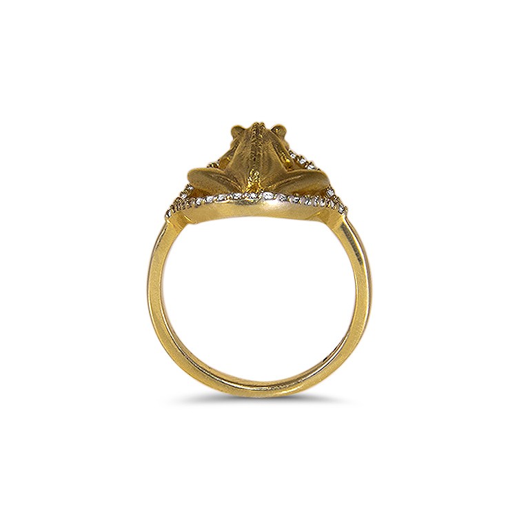 CHEERFUL Gold and Diamonds Ring