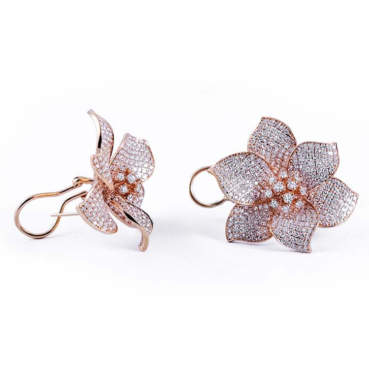FLOWER BEAUTY Diamonds Earrings