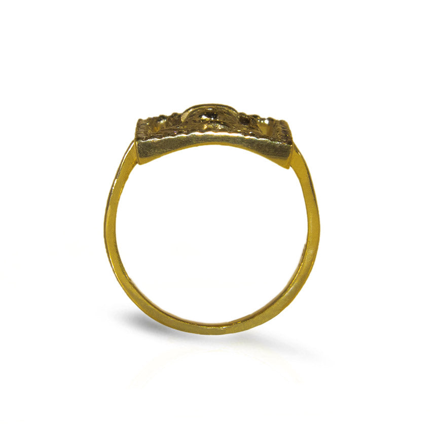 SACRED Gold and Diamonds Ring
