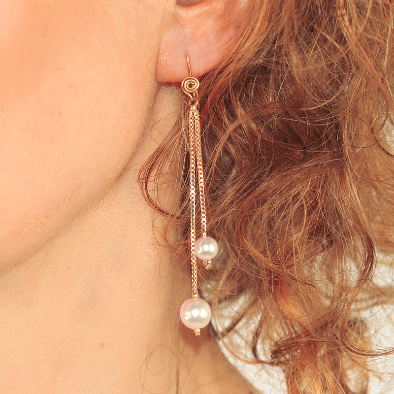 PEARLS CASCADE Earrings