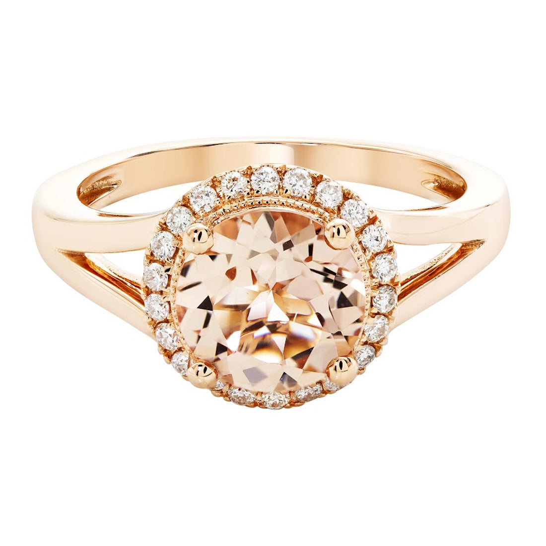 Pink Gold Carnelian Ring