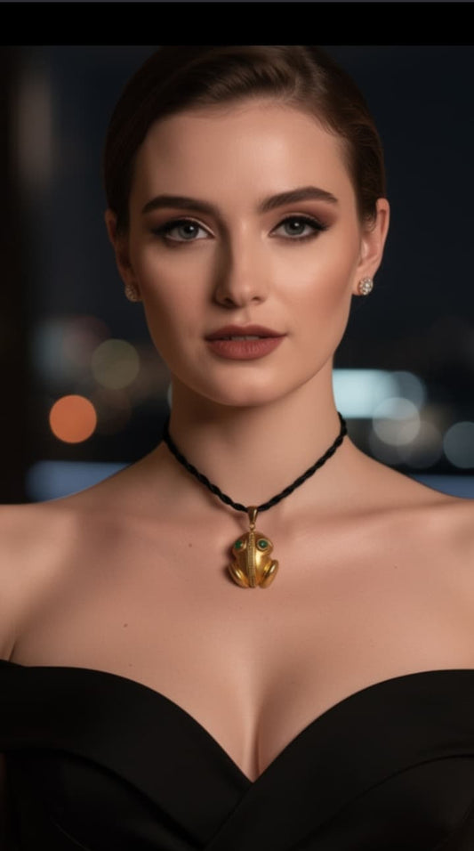 SENSUALITY Emeralds Gold Pendant