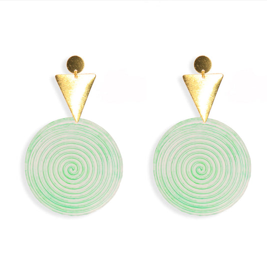 TRANSLUCENT Spirals Earrings
