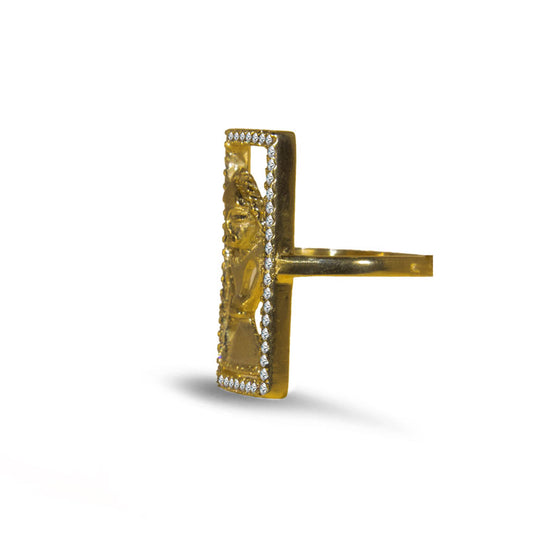 SACRED Gold and Diamonds Ring
