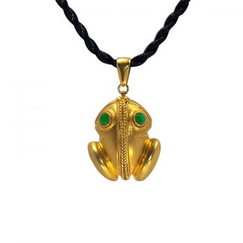 SENSUALITY Emeralds Gold Pendant