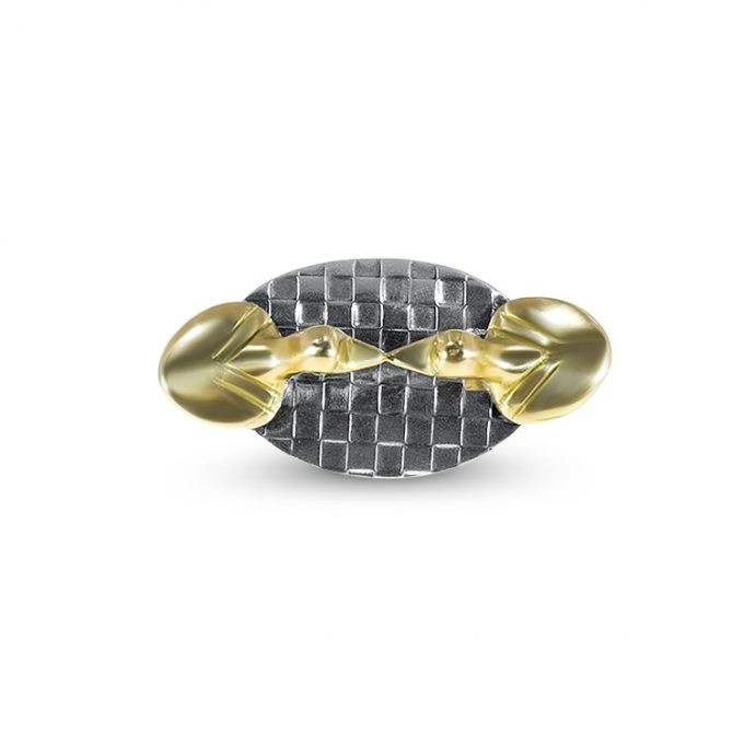 LOVE BIRDS Gold and Diamonds Ring - Image 3