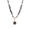 GALLEON Original Ancient Coin Rubies and Sapphires Necklace - Image 3