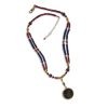 GALLEON Original Ancient Coin Rubies and Sapphires Necklace - Image 4