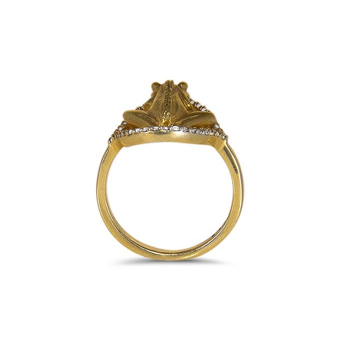 CHEERFUL Gold and Diamonds Ring - Image 3