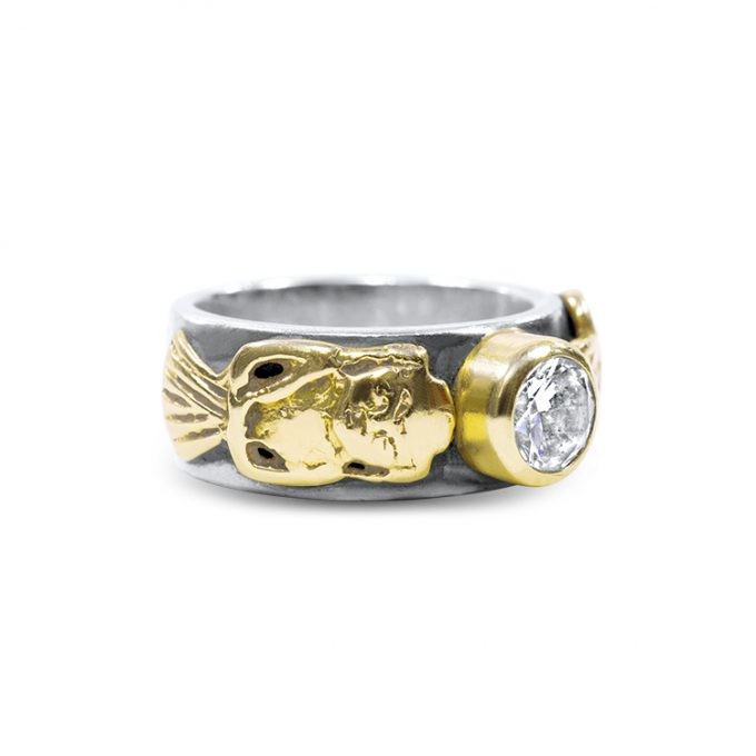 FOREVER TOGETHER Diamond Gold Wedding Ring - Image 3