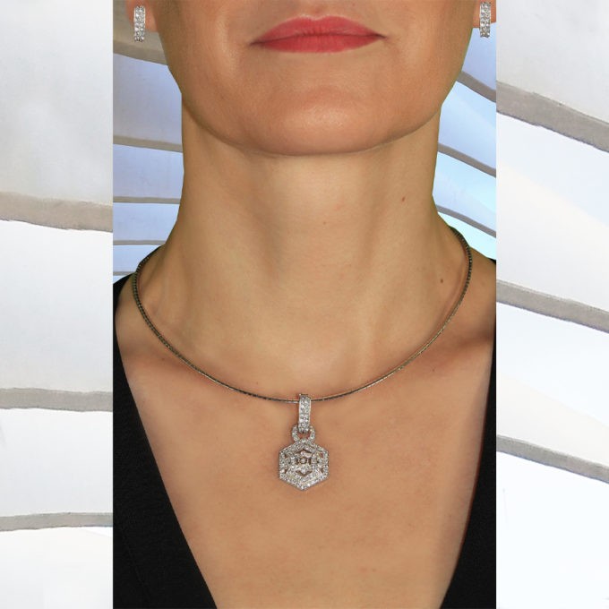ARTO Deco Diamonds Pendant - Image 2