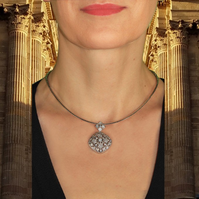 OLIXA Deco Diamonds Pendant - Image 2