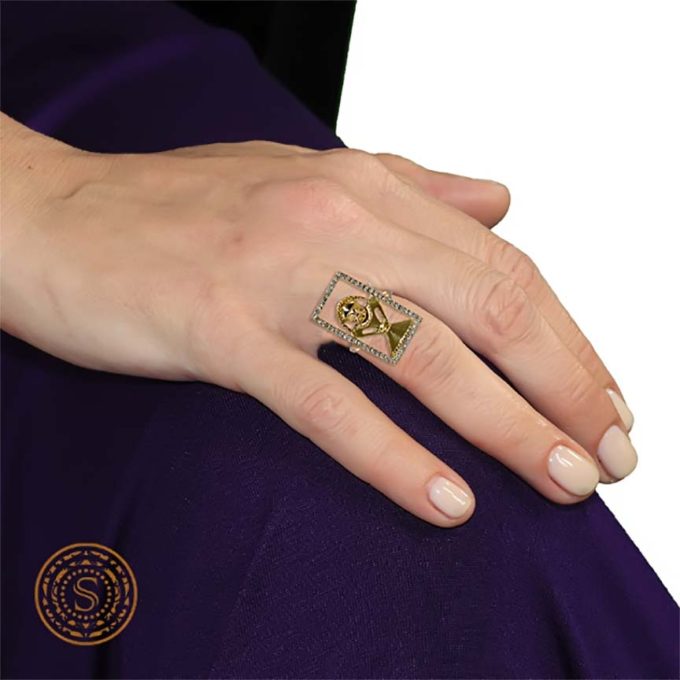 SACRED Gold and Diamonds Ring - Image 2