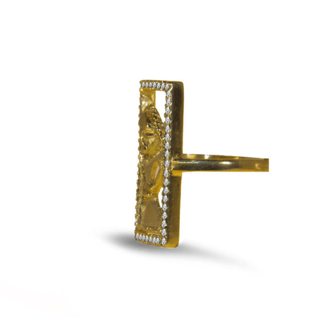 SACRED Gold and Diamonds Ring - Image 3