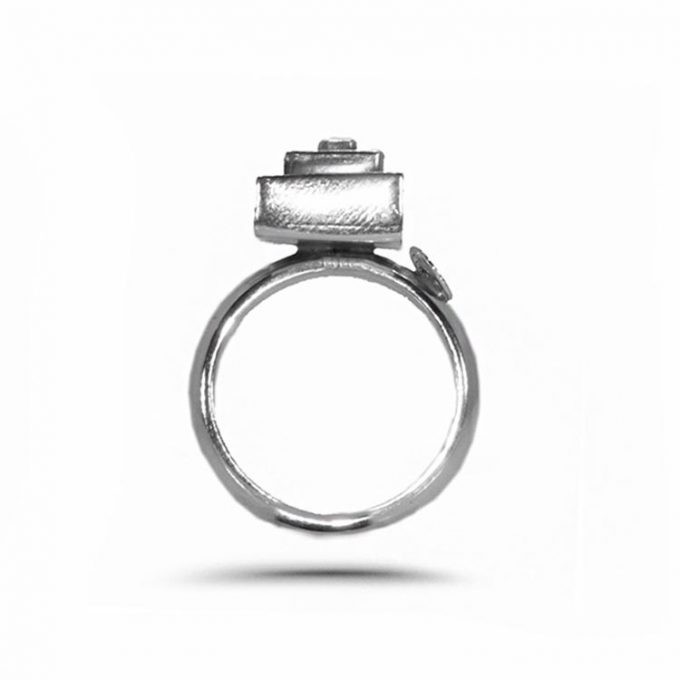Square Labyrinth Ring - Image 3