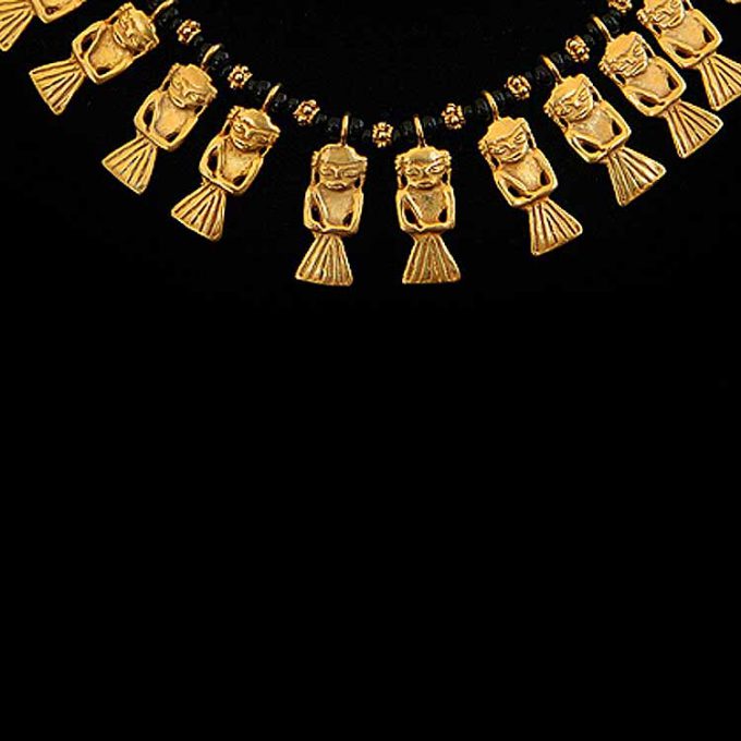 WOMEN TRIBUTE Onyx Gold Necklace - Image 2