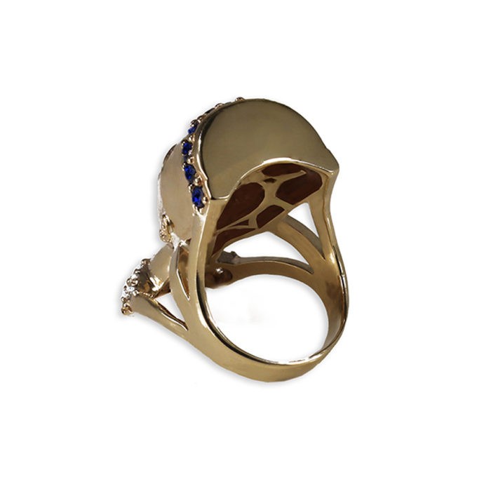 NEFERTITI Sapphires and Diamonds Ring - Image 4
