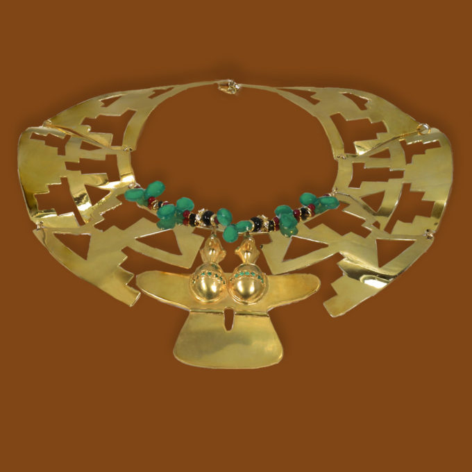 El Dorado SACRED EARTH Gold Necklace - Image 4