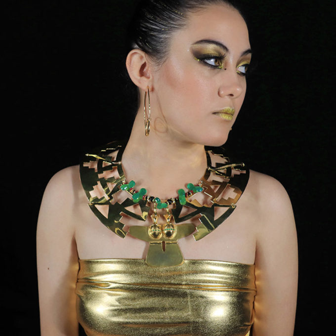 El Dorado SACRED EARTH Gold Necklace - Image 2