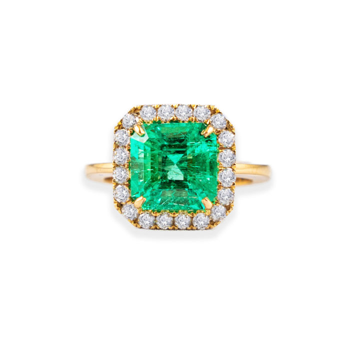 ARISTOCRACY Emerald and Diamonds Ring - Image 3