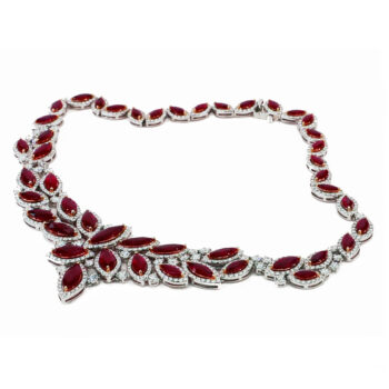 MAGNIFICENCE Rubies and Diamonds Necklace